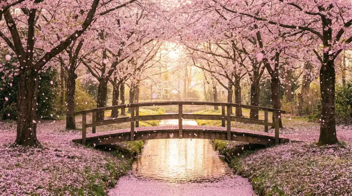 樱花桥畔 - 继母的朋友们 唯美风景